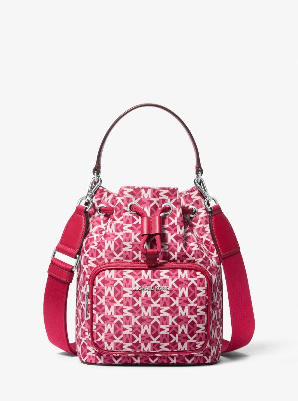 Michael Kors Khai Small Signature Logo Bucket Bag