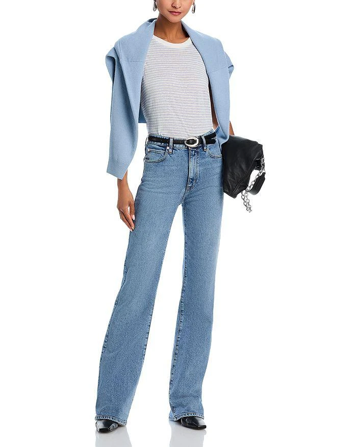 FRAME Linen Muscle Tee 2