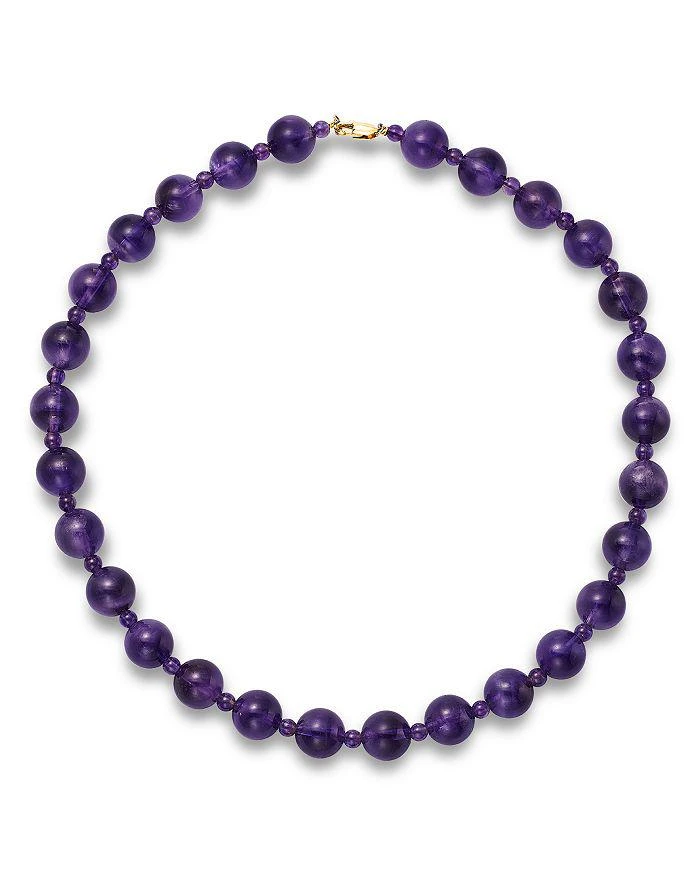 Bloomingdale
s Fine Collection Amethyst Beaded Collar Necklace in 14K Yellow Gold, 18"