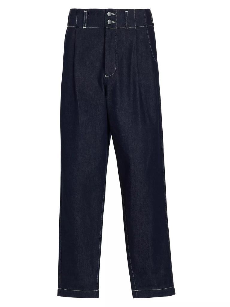 Nicholas Daley Pleated Western Trouser - Indigo