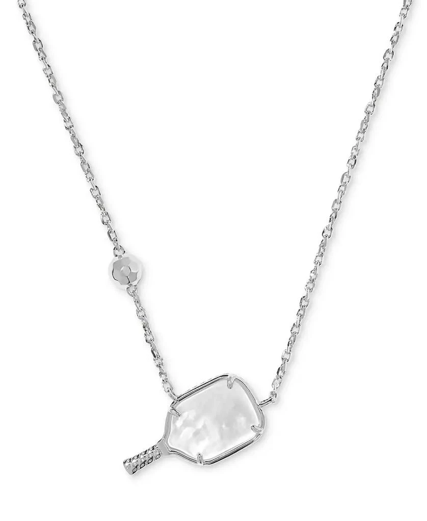 Kendra Scott Mother-of-Pearl Pickleball 19" Adjustable Pendant Necklace 1