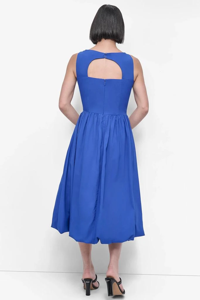 DKNY SLEEVELESS BOAT NECK DROP WAIST DRESS 2