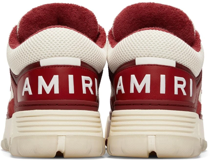 AMIRI White & Red MA-1 Sneakers 2
