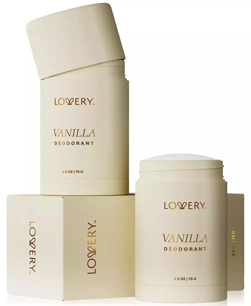 Lovery Vanilla Deodorant Stick, 2.6 oz. 5
