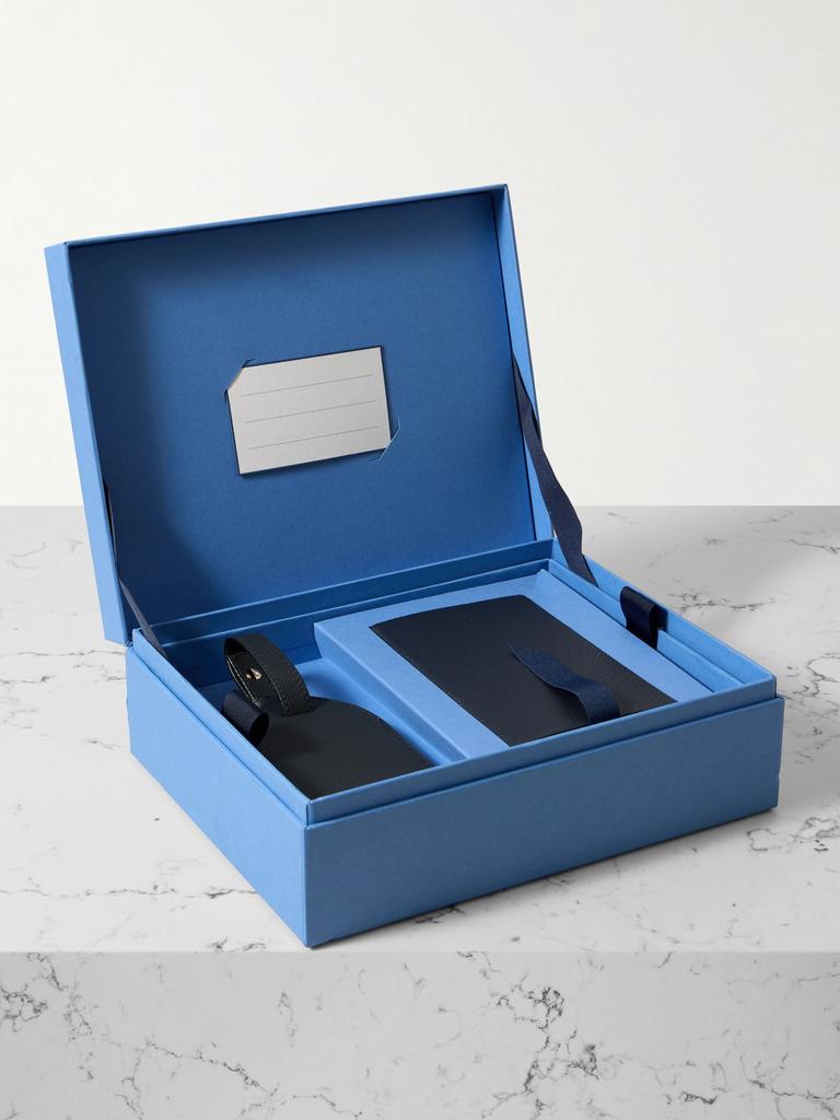 SMYTHSON Panama 纹理皮革旅行礼盒套装