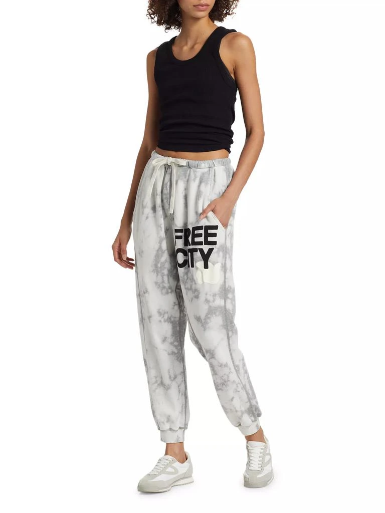 FREECITY Superbleachout Logo Sweatpants 2
