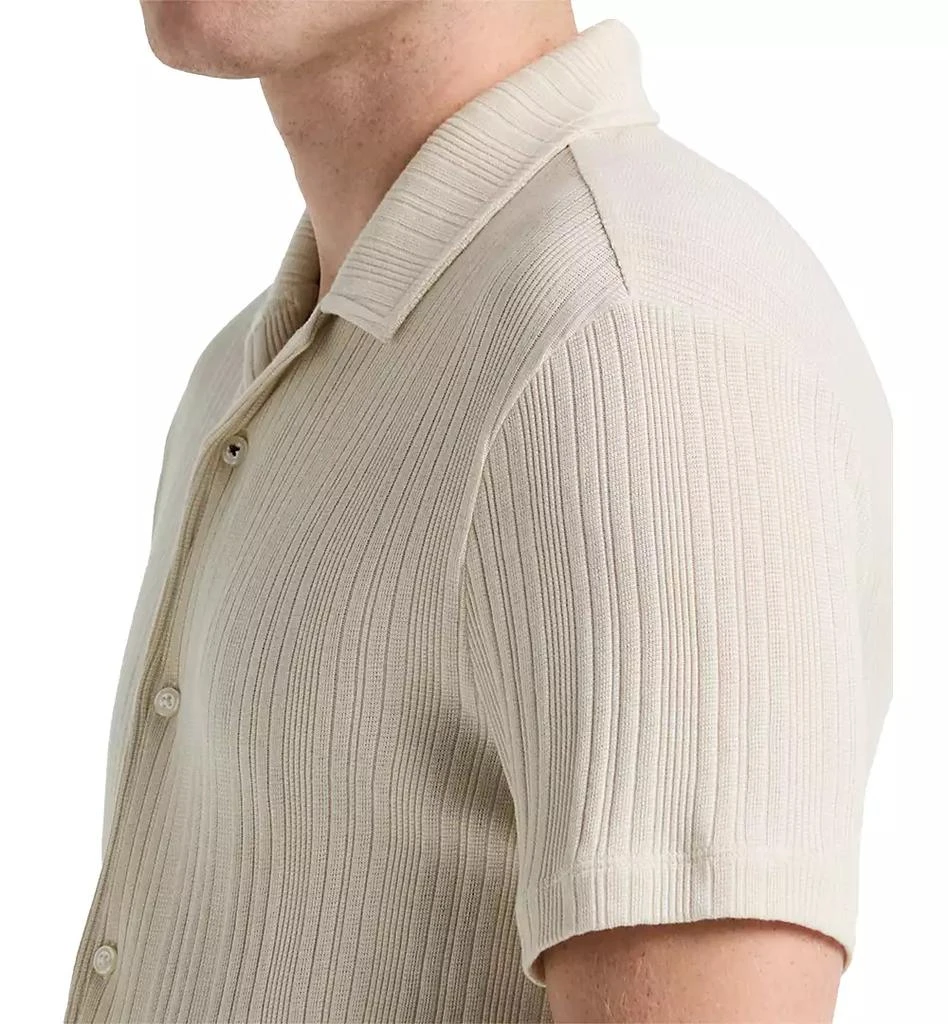 Perry Ellis Men's Short Sleeve Striped Button-Front Camp Shirt 3