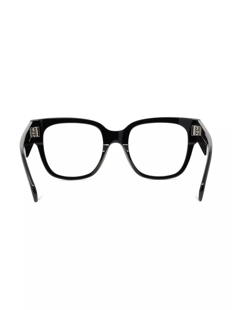 Celine 53MM Bold 3 Dots Square Eyeglasses 6