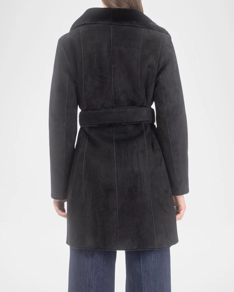 Gorski Merino Shearling Lamb Stroller With Belt 3