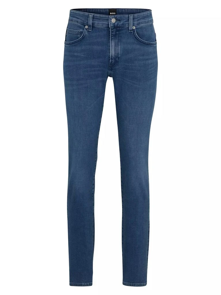 Hugo Boss Slim-Fit Jeans in Italian Cashmere-Touch Denim 1