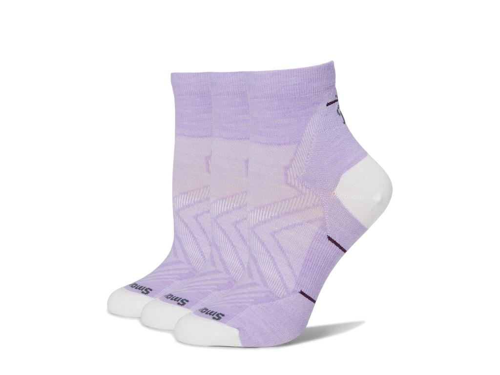 SmartWool Run Zero Cushion Ankle Socks 3-Pack