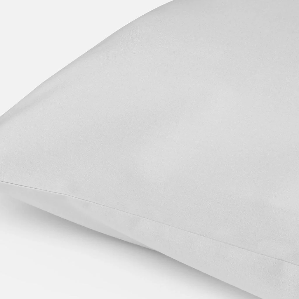 ïn home ïn home 200 Thread Count 100% Organic Cotton Pillowcase Pair - Light Grey 2