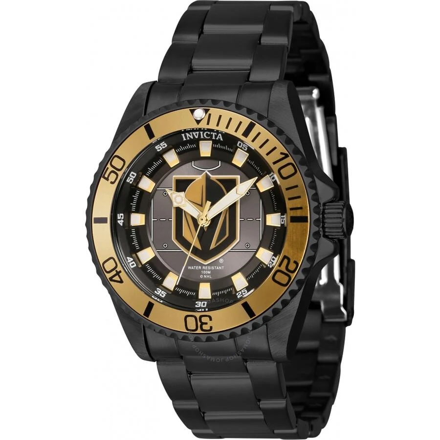 Invicta NHL Vegas Golden Knights Quartz Black Dial Ladies Watch 42209 1