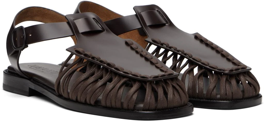 Hereu Brown Alaro Sandals 4