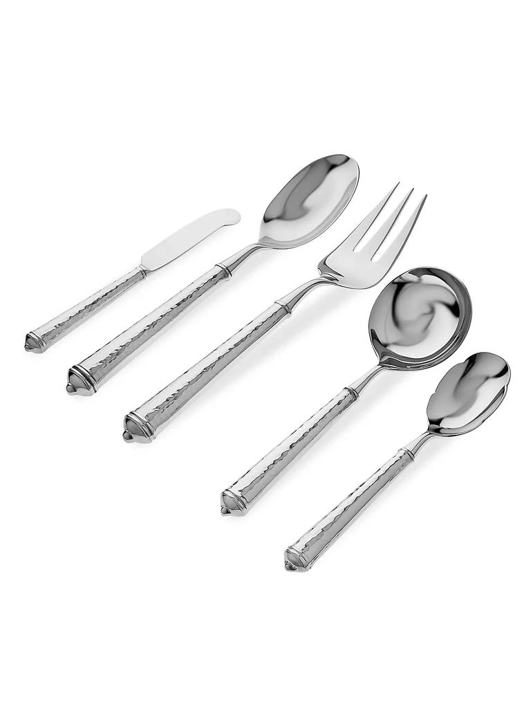 Ricci Argentieri Leopardo 5-Piece Stainless Steel Hostess Set 1