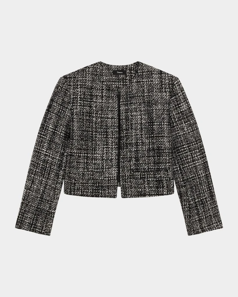 Theory Tailored Melange Tweed Jacket 1