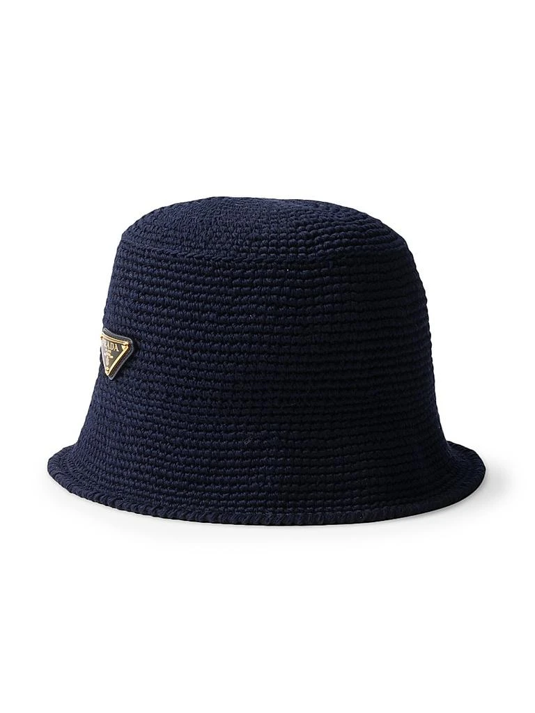 Prada Stripe Crochet Hat - Hats - Free Shipping - BeyondStyle display picture 2