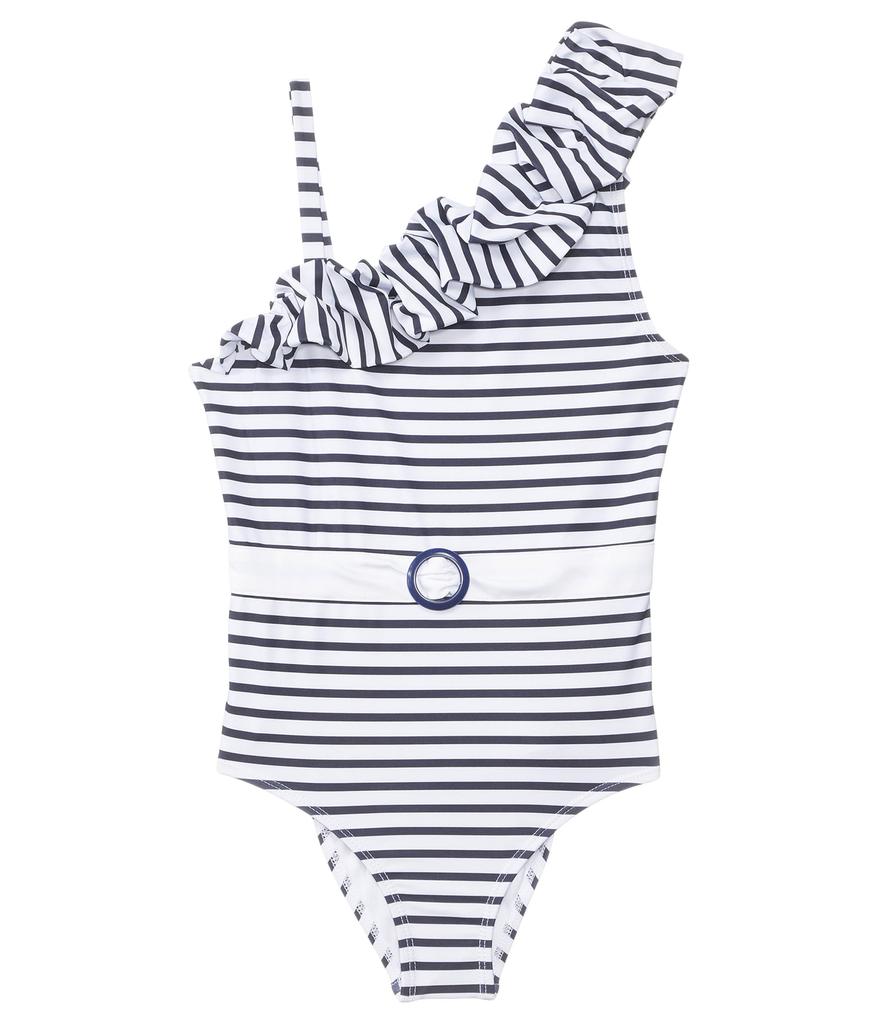 Janie and Jack Girls Stripe Onepiece (Toddler/Little Kid/Big Kid)