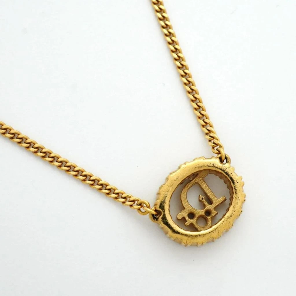 Dior Plating Rhinestone Necklace (Pre-Owned) 2