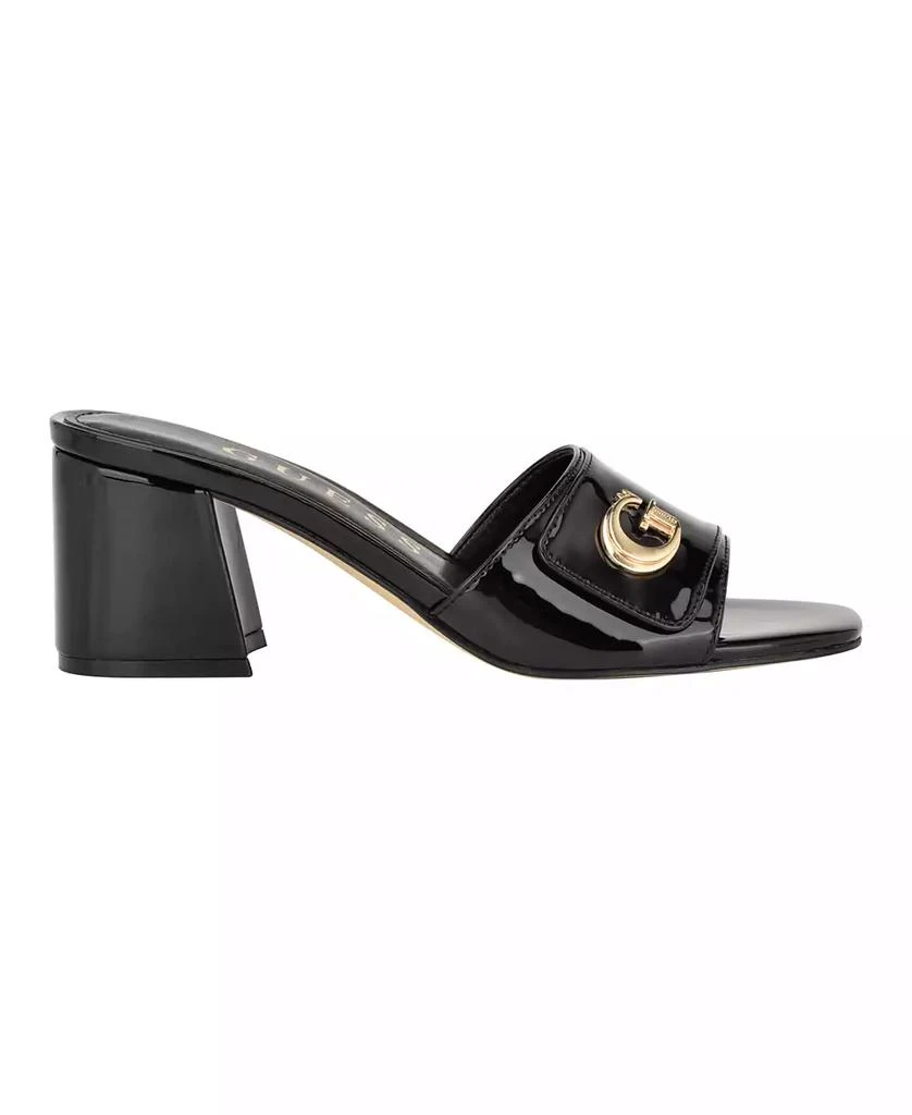 GUESS Women's Gallai Block Heel Slip-On Sandals 2