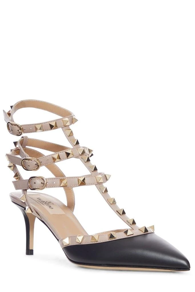 Valentino Valentino Garavani Rockstud Pointed Toe Caged Pumps 2