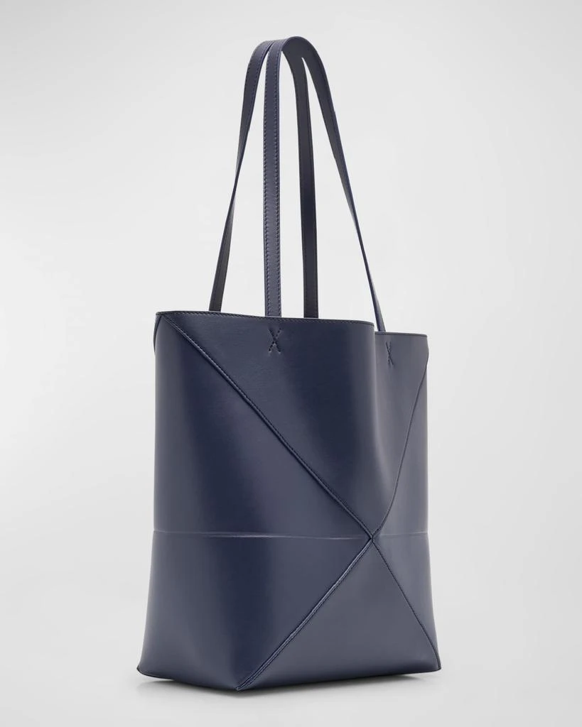 Loewe Puzzle Fold Medium Tote Bag in Shiny Leather 7