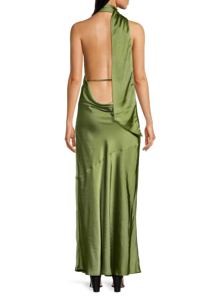 green emerald velvet dress Tullulah Maxi Dress