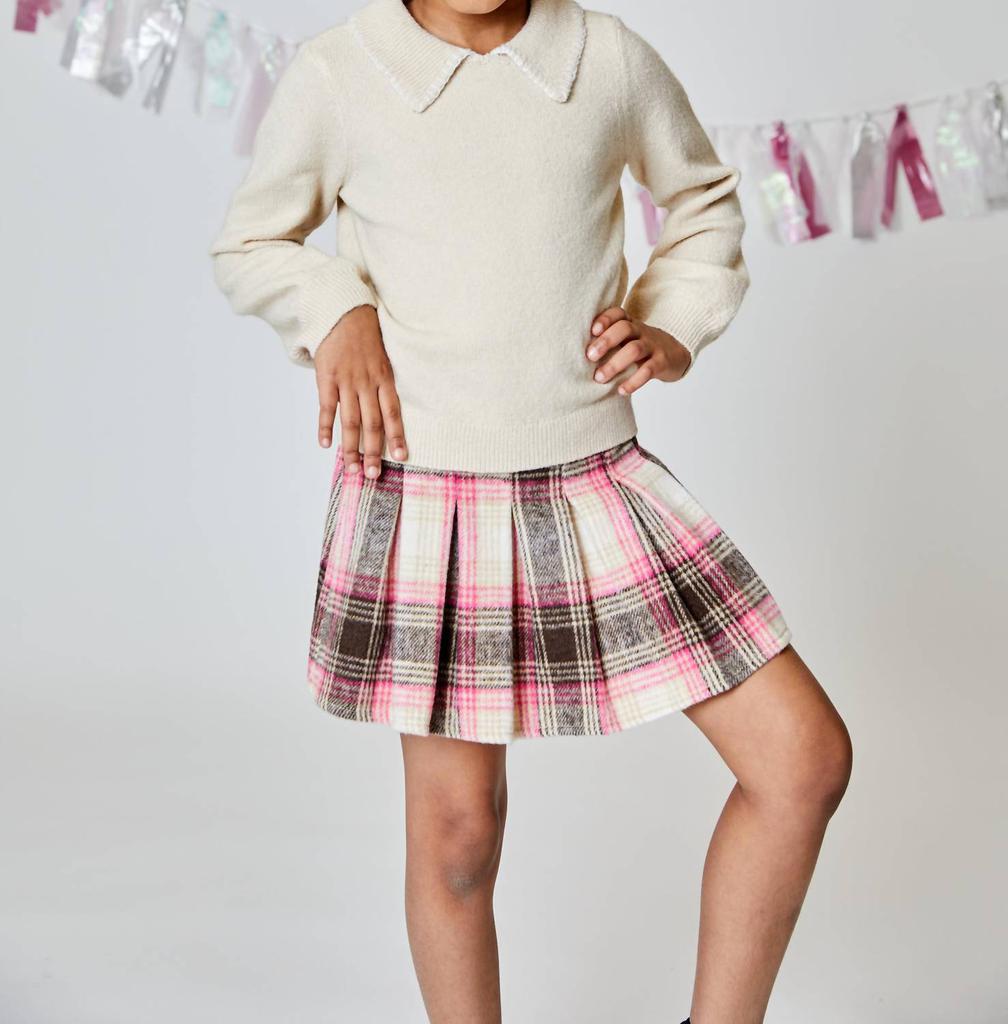 Design History Design History - Girl's Long Sleeve Sweater