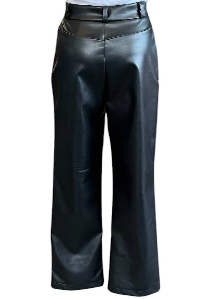 GLAM Glam - Women
s High-waisted Faux Leather Pants 2