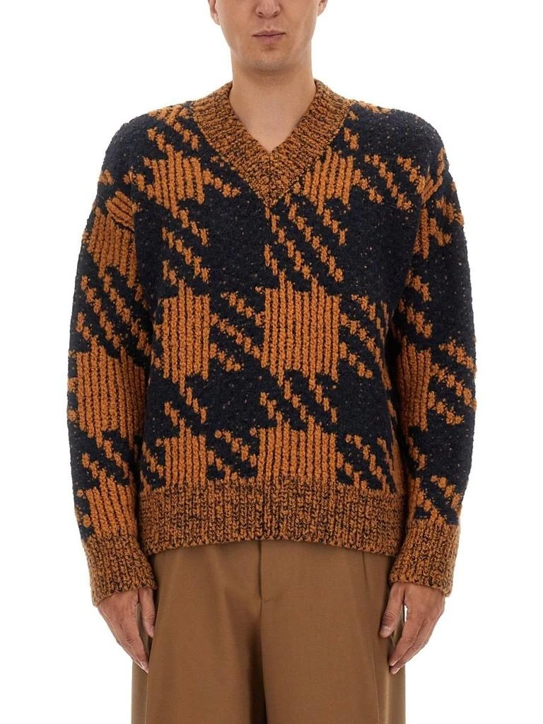 Dries Van Noten Dries Van Noten V-Neck Knitted Jumper 1