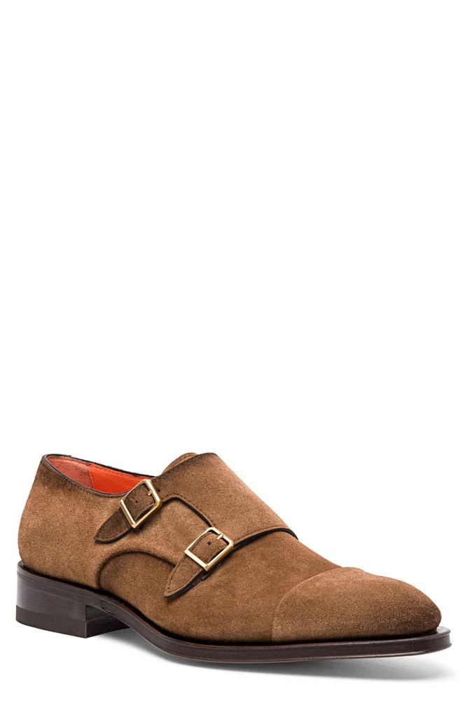 Santoni Divot Double Monk Strap Shoe 1