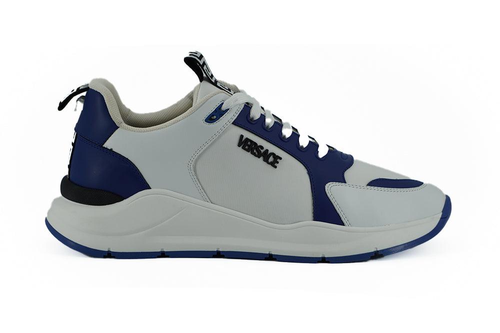 スニーカー Versace Sneaker Calf Leathersuedefabric Versace Calf Leather Men's Sneakers - Casual Shoes - Free
