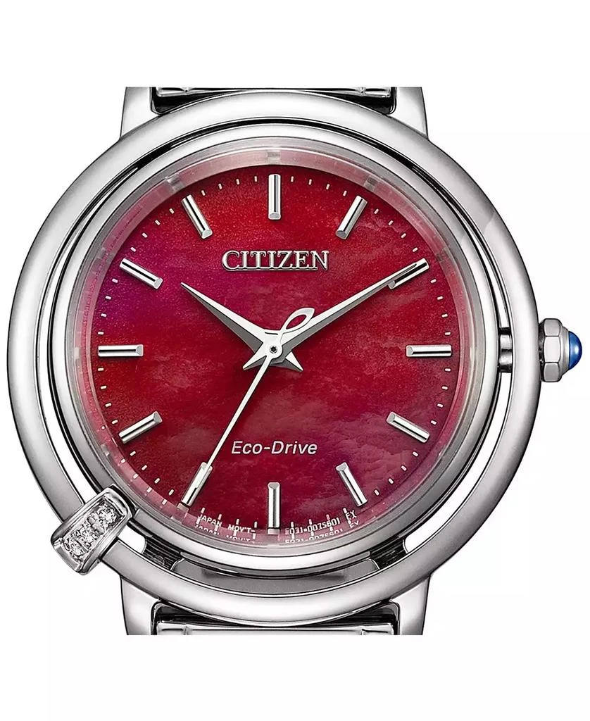Citizen Eco-Drive Women's L Arcly Diamond Accent Stainless Steel Bracelet Watch 31mm 8