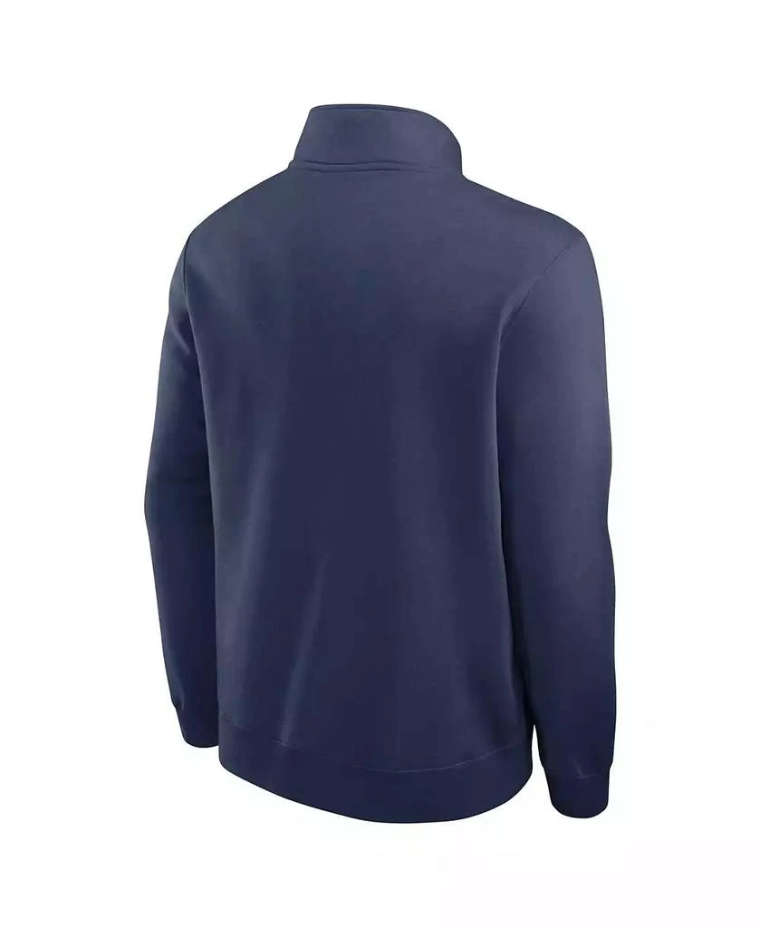 NIKE Men's Navy New York Yankees Cooperstown Collection Fleece Half-Zip Pullover Sweatshirt 3
