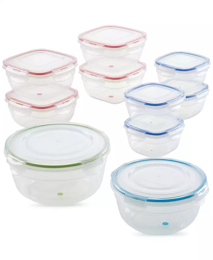 Lock & Lock Easy Essentials Color Mates 20-Pc. Food Storage Container Set