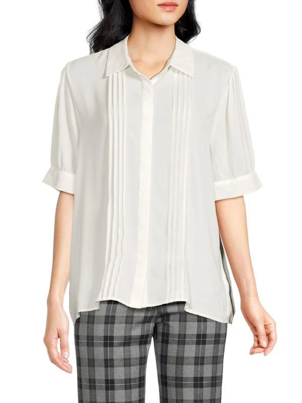 Tahari Elbow Sleeve Blouse 1