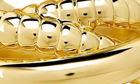 Sterling Forever Hester Polished 
Ribbed Stack Ring 4