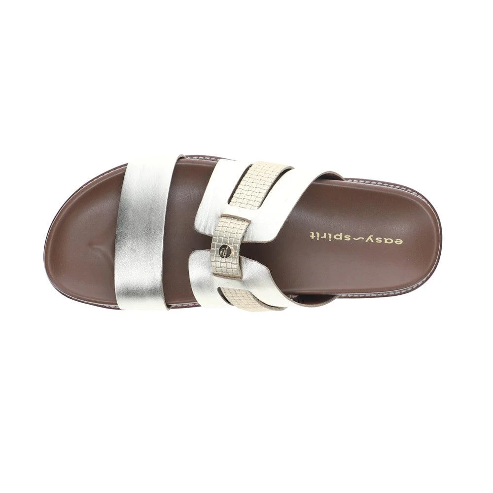 Easy Spirit Trevin Metallic Slide Footbed Sandals 4