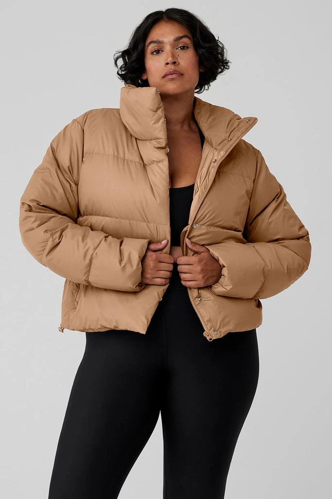 Alo Yoga Gold Rush Puffer - Toasted Almond 6