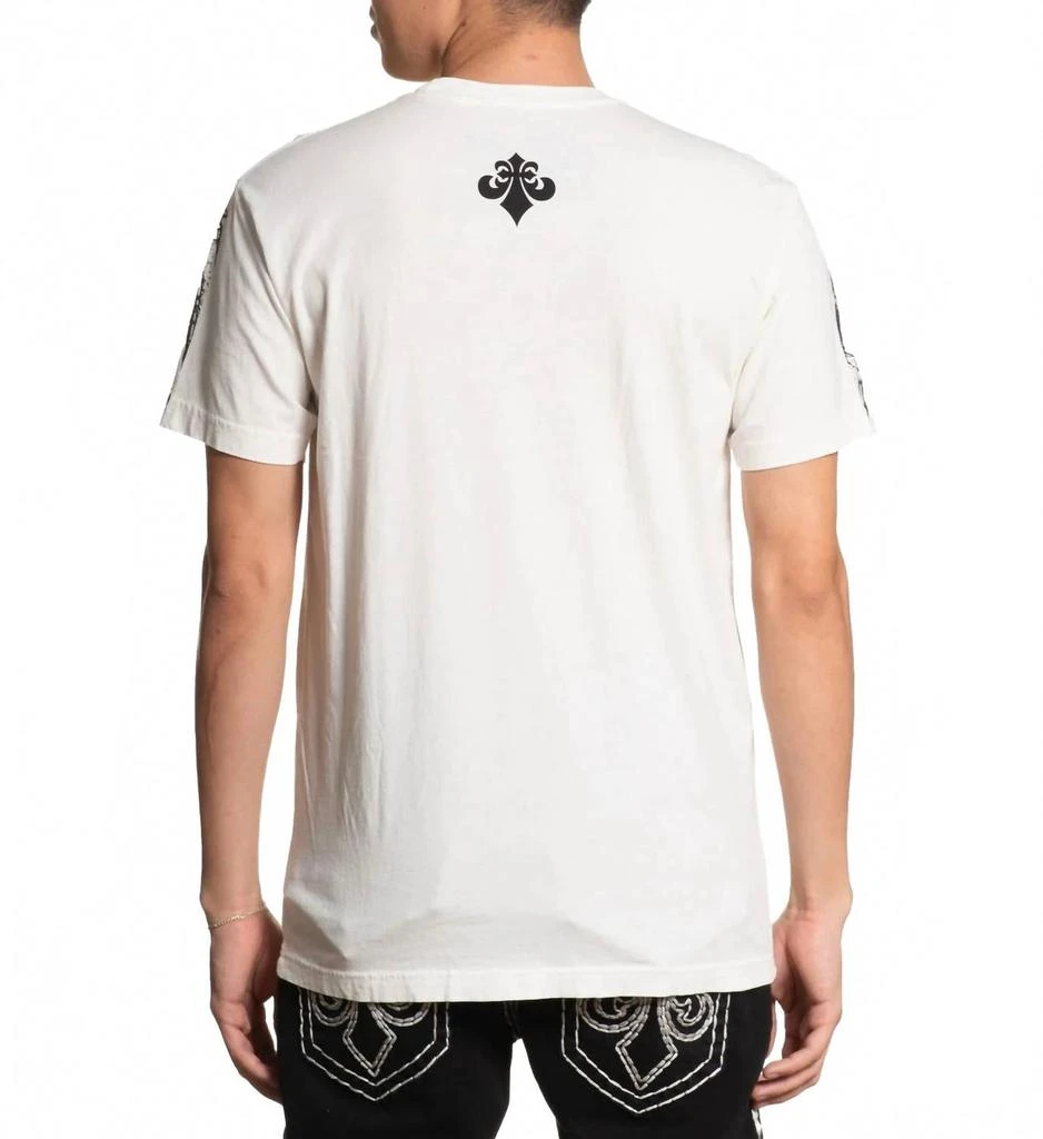 Affliction Men
s Mercenary Tee In Vintage White 2