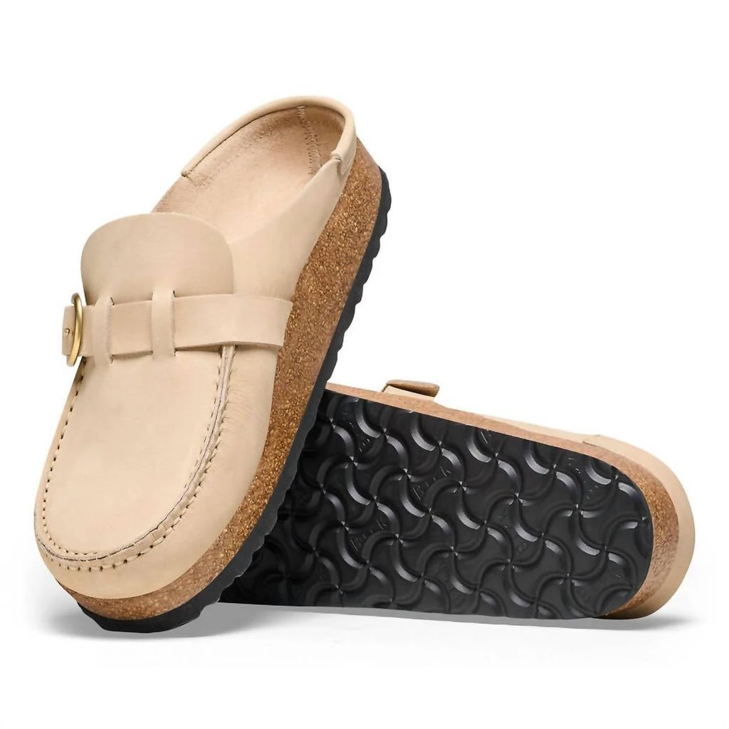Birkenstock Women's Buckley Leather Clog In Sandcastle 2