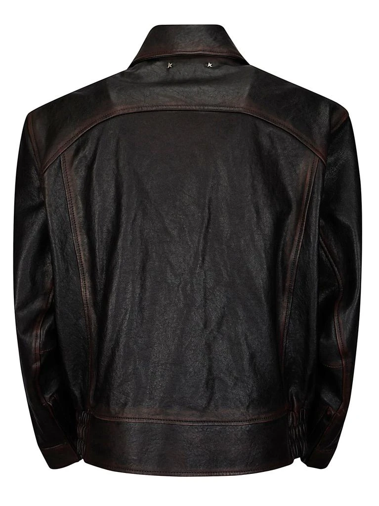 Golden Goose Leather Bomber Jacket 2