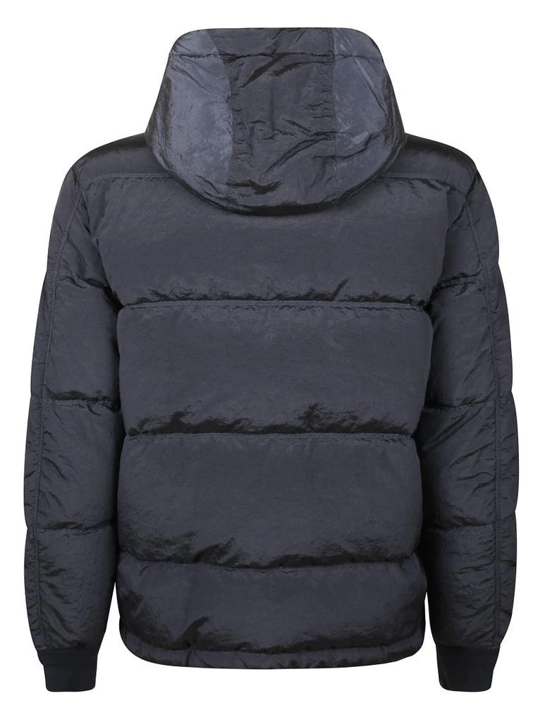 Stone Island Structured Blue Coat With Clean Minimalist Design 3
