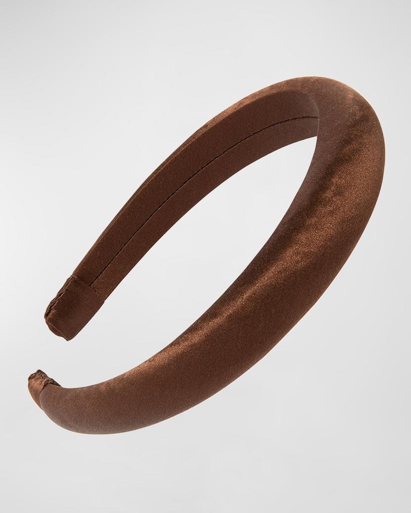 L. Erickson Silk Charmeuse Padded Headband