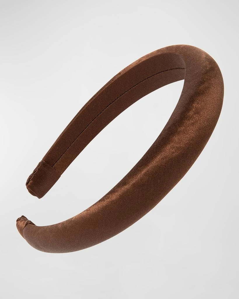 L. Erickson Silk Charmeuse Padded Headband 1