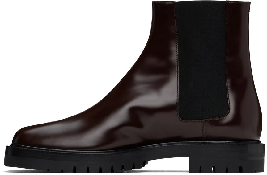 MAISON MARGIELA Brown Tabi Chelsea Boots 3