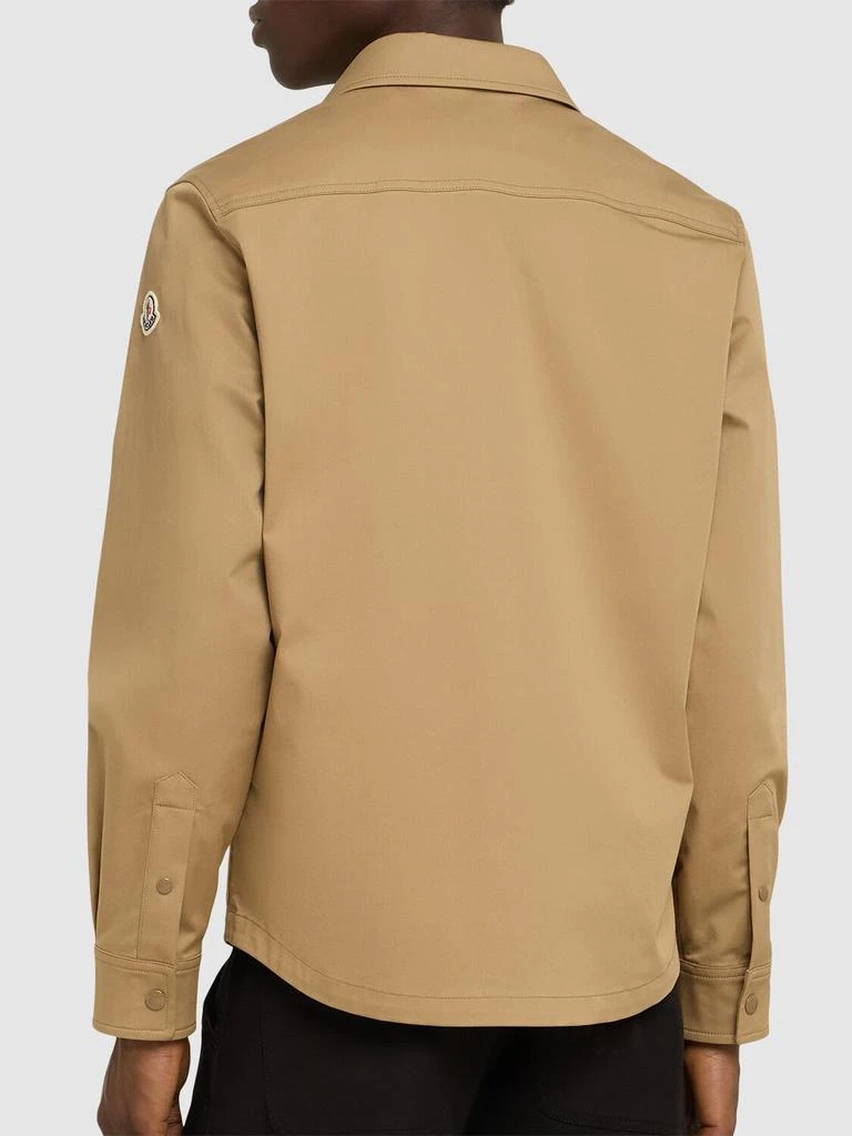 Moncler Cotton Blend Gabardine Shirt Jacket 2