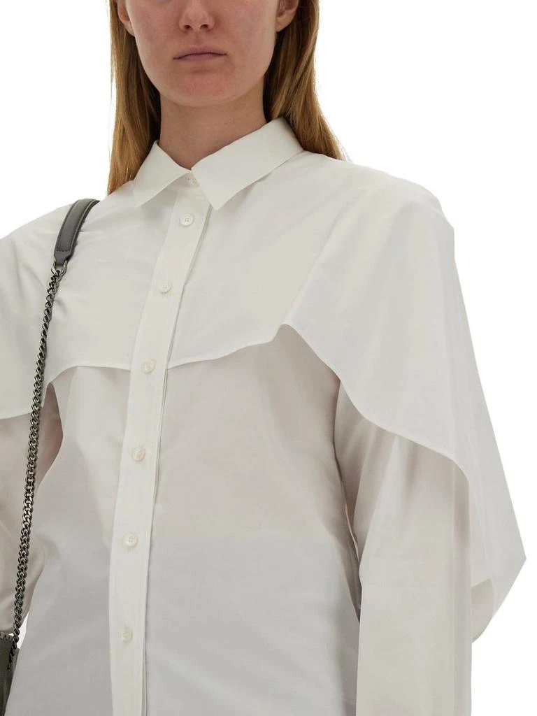 Stella McCartney Stella McCartney Long-Sleeved Cape Shirt 4