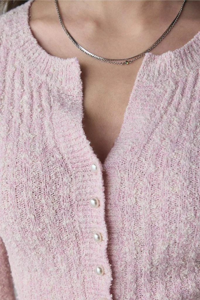 Kimchi Blue Kimchi Blue Rose Split-Front Textured Knit Cardigan 2