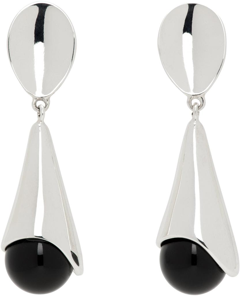 Sophie Buhai Silver Onyx Anna Earrings